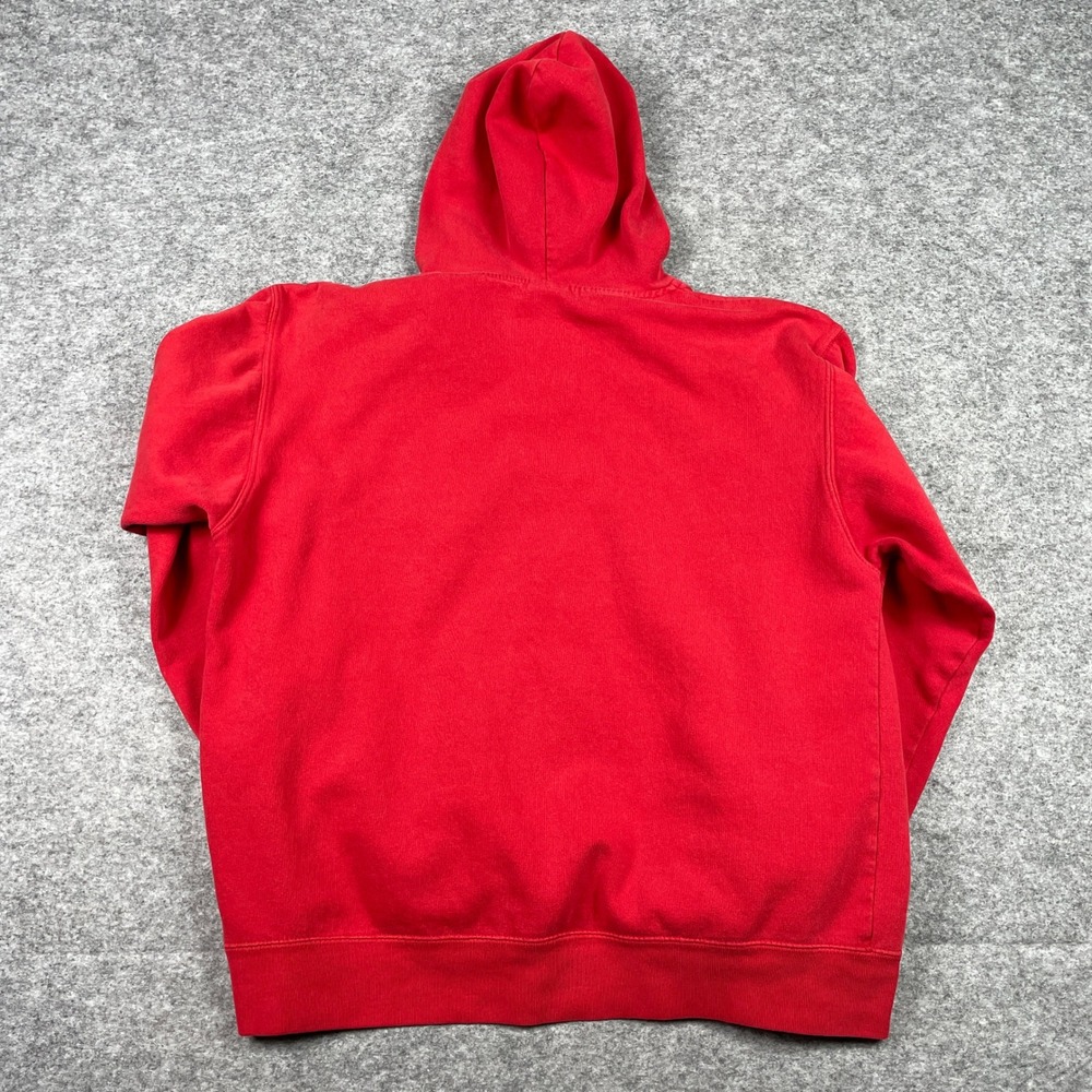 Ohio State Buckeyes Hoodie Mens Medium Red Starter Tackle Twill Fleece Pullover - Picture 2 of 8